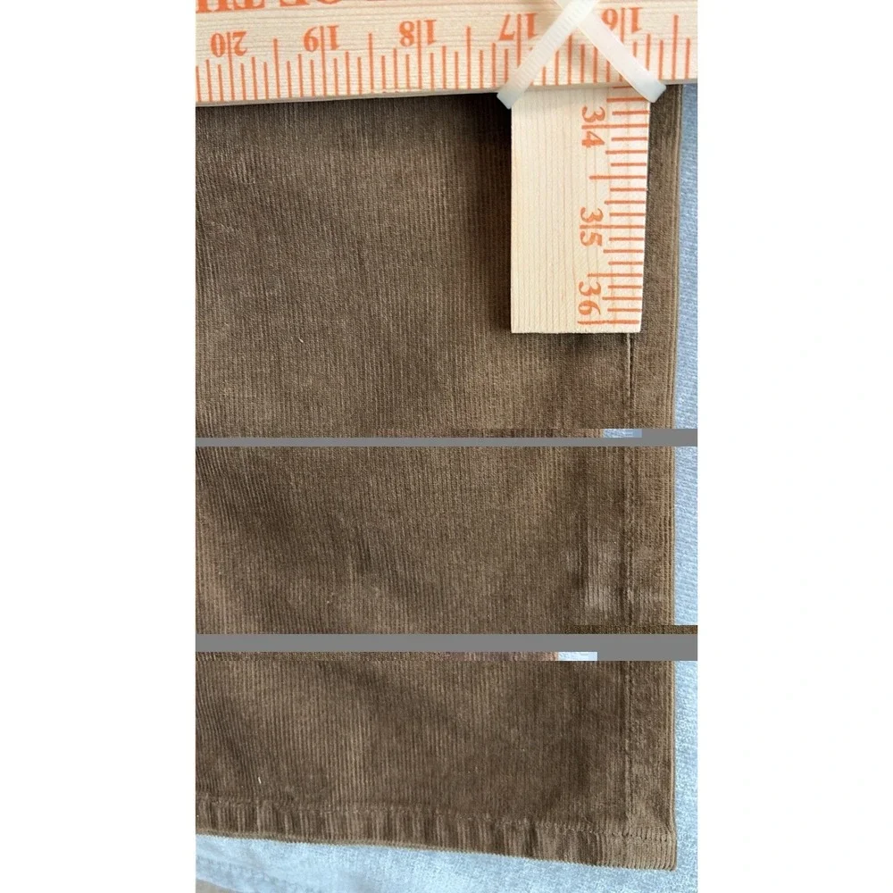 Lands' End Women's Traditional Fit 5 Pocket NWT Corduroy Pants Gold  Size 16
